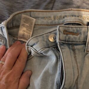 American Eagle Outfitters Light Blue High Rise Jeans